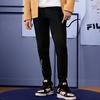 Fila Вышитые трикотажные спортивные брюки Jogger средней посадки, мужские низы, черные F11M118603FBK
