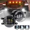 LED Fog Light Running Light 30W DRL PTF Lenses Projector Lens for Toyota Corolla Camry