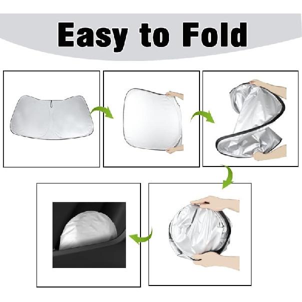 Козырек на лобовое стекло Impreza Для Su Baru Impre-Za 2009-2025 Козырек от солнца на переднее стекло Защита от солнца 240T Защищает от УФ-лучей Автомобильные аксессуары