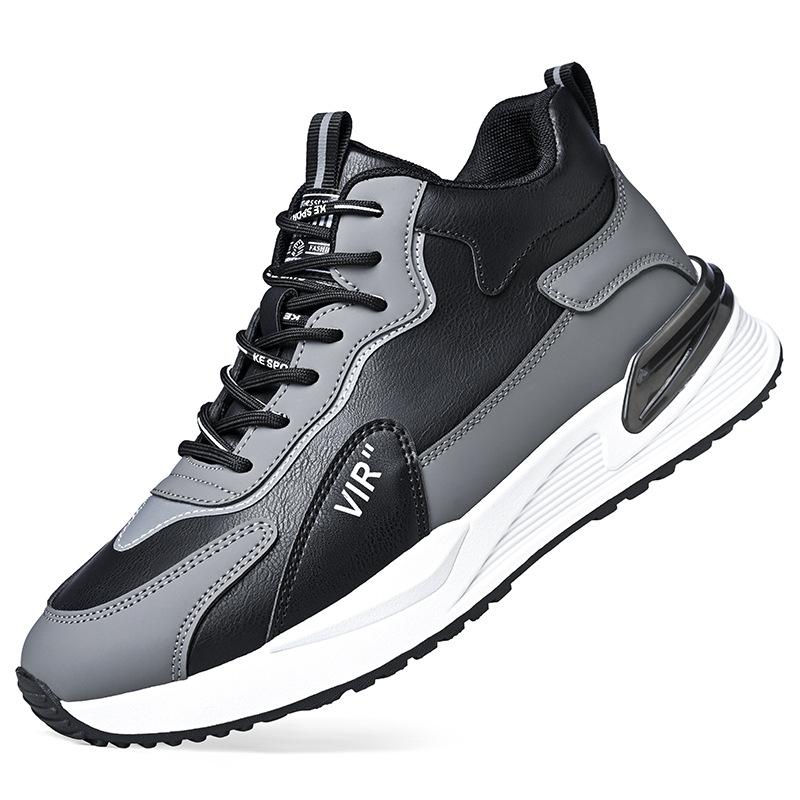 Модная мужская повседневная обувь, удобная мужская классическая спортивная обувь на платформе, кроссовки на плоской подошве, износостойкие спортивные кроссовки для мужчин, вулканизированная обувь