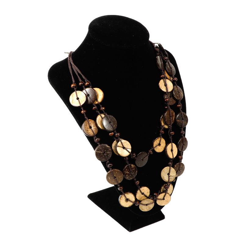 JMXD - Модное Преувеличенное Богемное Ожерелье Европейский и Американский Винтажный Этнический Стиль Ручной Работы С Бусинами Женские Аксессуары