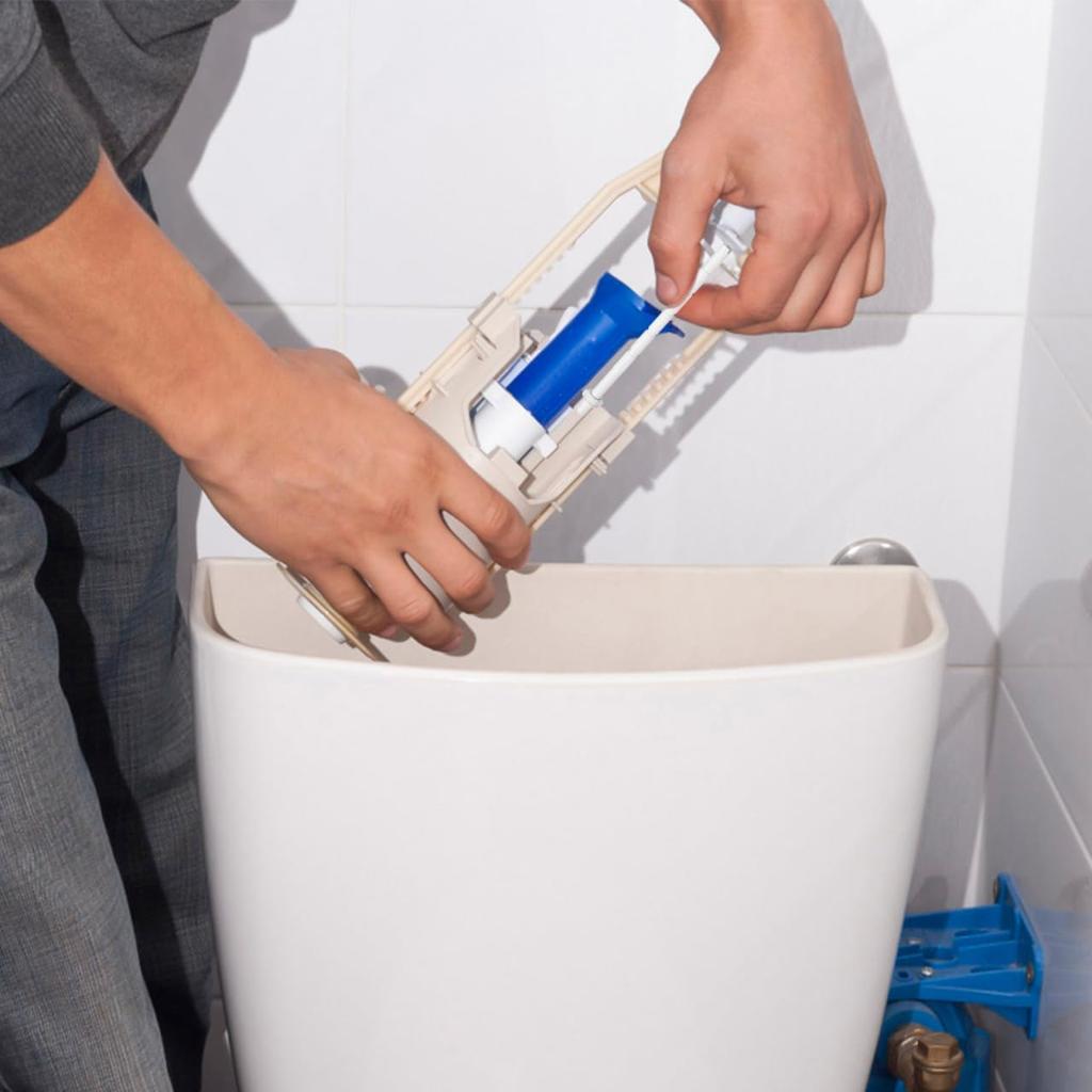 10 шт. стержней кнопки смыва: Рычаг кнопки смыва для унитаза - Кнопки рычаги для бачка унитаза в ванной удлиненные пластиковые белые