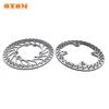 OTOM Motocross Front Rear Brake Discs Steel Rotors For HONDA CRF250R CRF250X CRF450R CRF450X 04-17 Motorcycle Front Brake Rotor