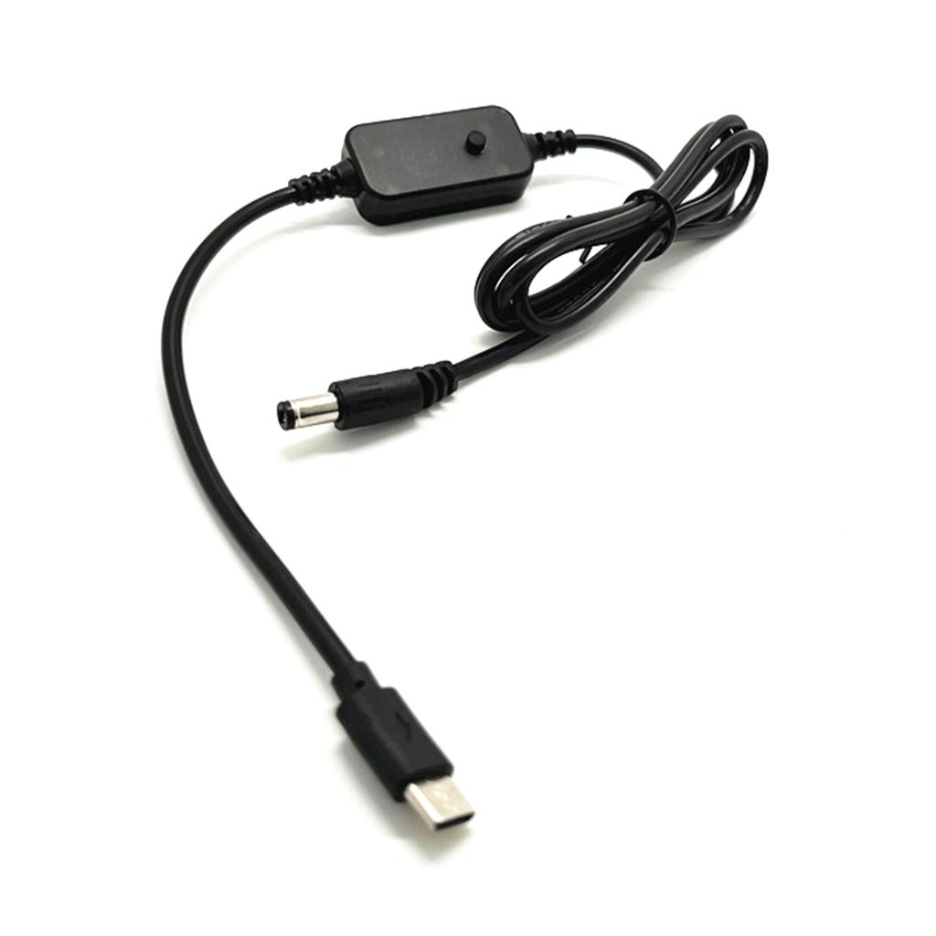 Кабель питания USB TypeC PDto DC5521 5 В 9 В 12 В 15 В 20 В Регулируемый с адаптерами Высокая надежность Меньше отходов ресурсов