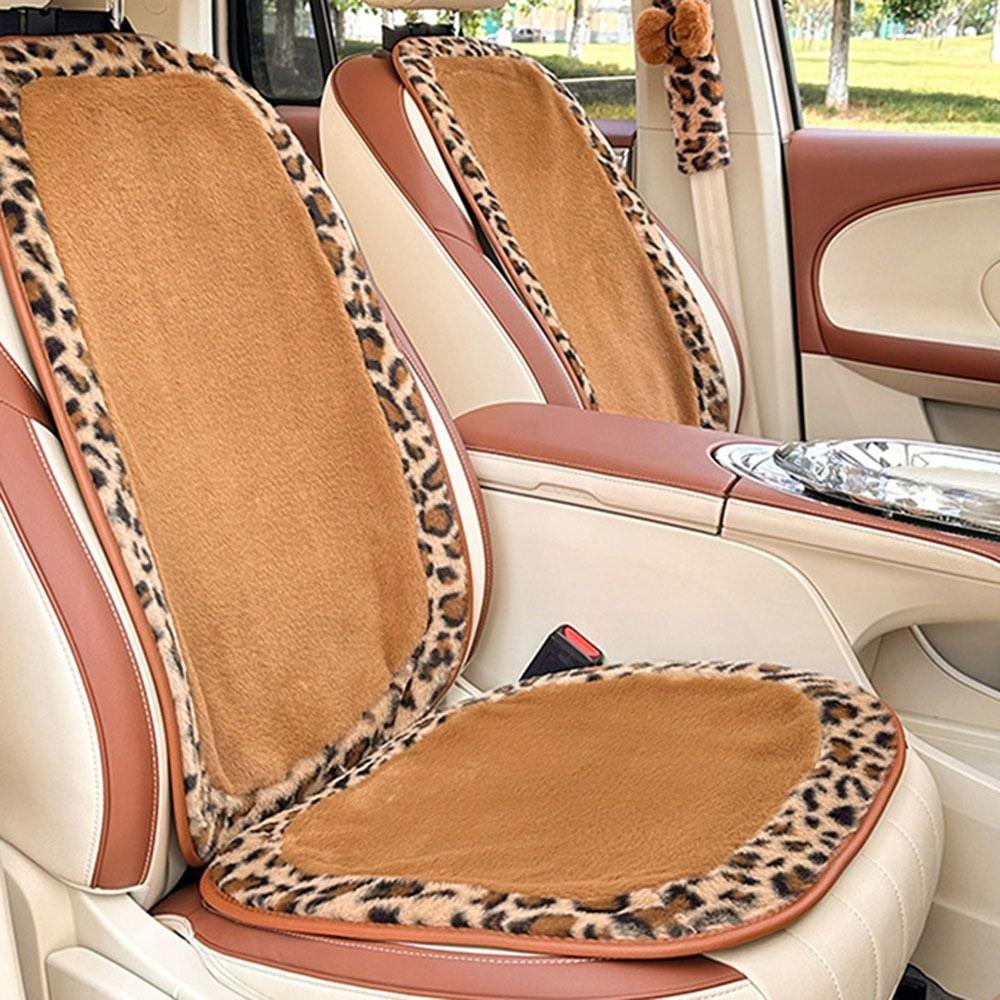 Flower Car Seat Decoration Comfortable Plush Seat Cushion  Lumbar Support