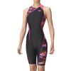 Купальник гоночный цельный черный x розовый размер S [Arena] (Открытая спина/полушаг) Женский (БКПК)