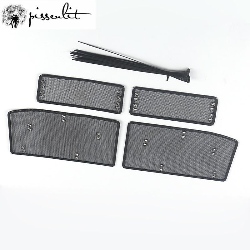 For Ford Edge 2019 2020 Car Accessory Front Grille Insert Net Anti-insect Dust Garbage Proof Stainless Inner Cover Mesh