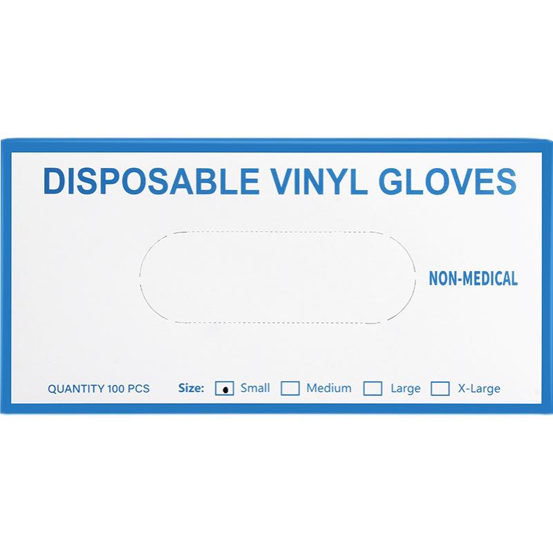 100 одноразовых черных нитриловых латексных перчаток для татуировки и салона красоты