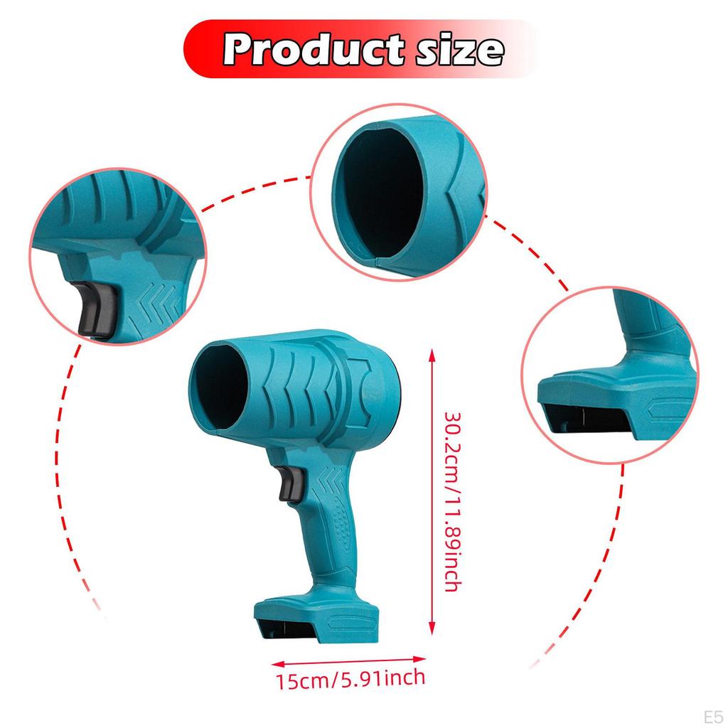Cordless Leaf Blower Car Cleaning Tool Portable Handheld Turbine Jet Fan Dust Remover for Workshop