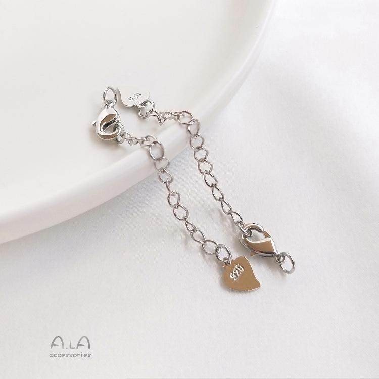 Удлинитель золотой цепочки 18 карат: Браслет/Ожерелье с сохранением цвета в белом, розовом или настоящем золоте - Аксессуар для изготовления украшений своими руками