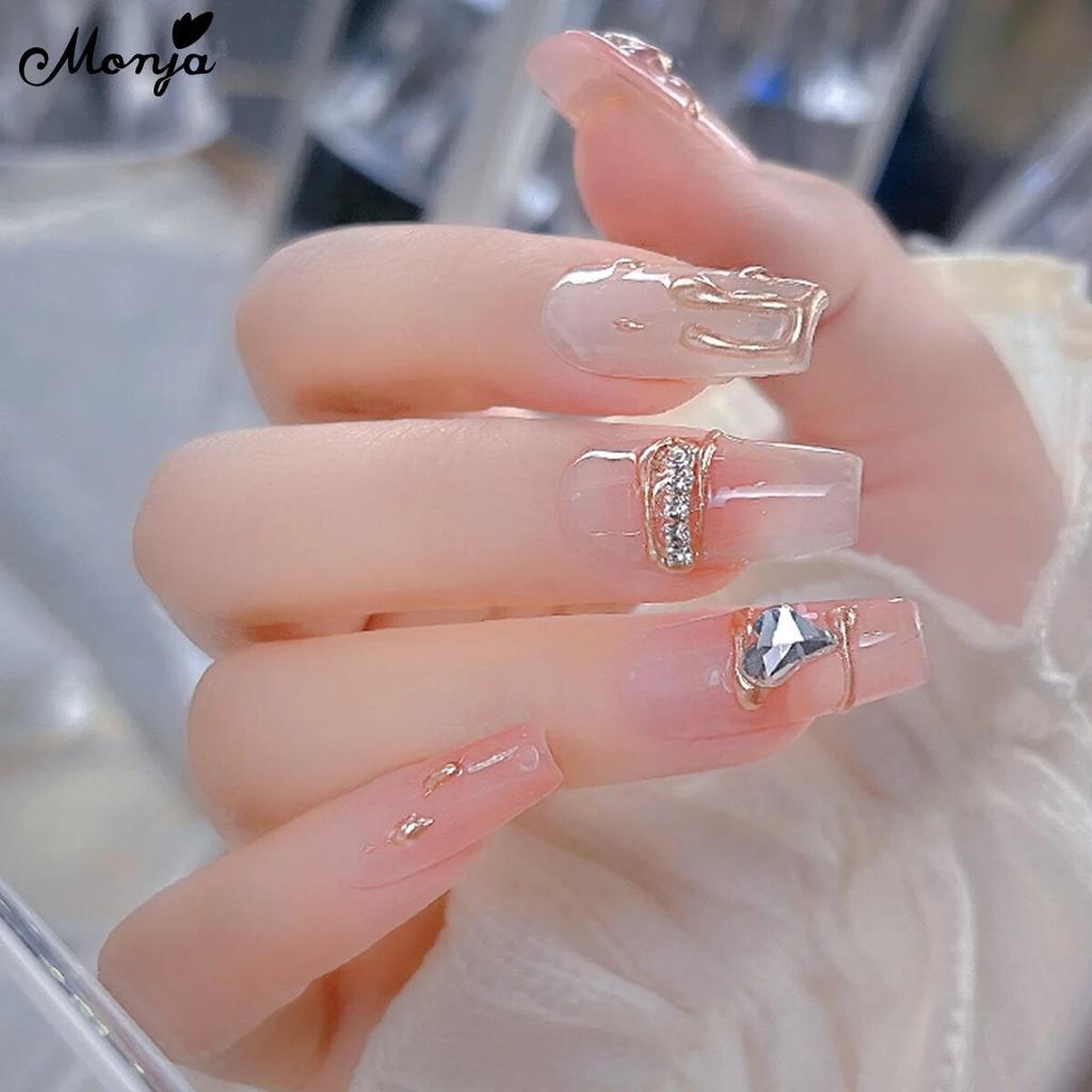 monja 18 мл УФ-клей для ногтей, гель-лак, прозрачный полутвердый волшебный 3D зеркальный порошок, формование, скульптурирование, замачивание в салоне, инструмент для наращивания маникюра