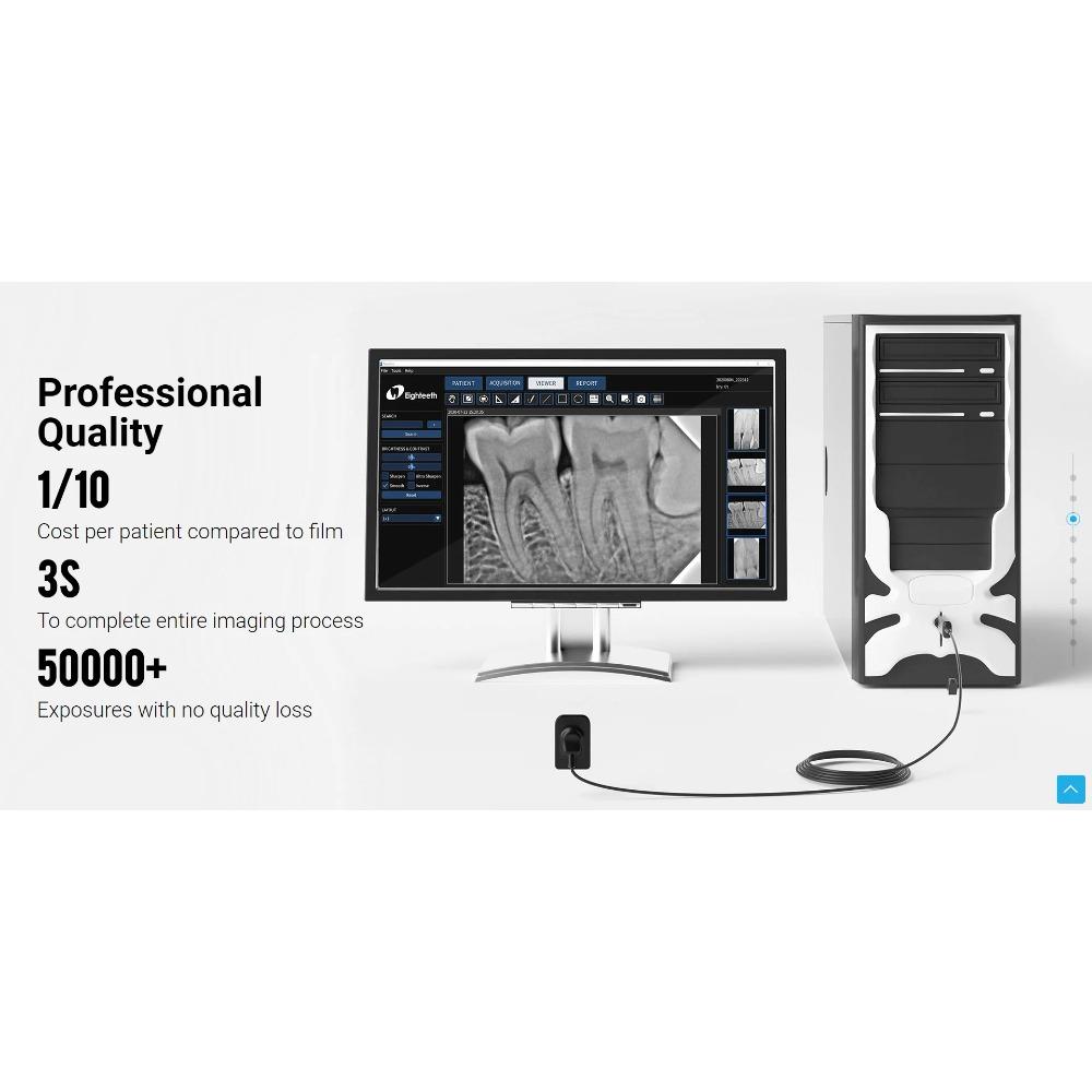 Стоматологический цифровой датчик Eighteeth NanoPix Портативная система визуализации Ветеринарные датчики Системы для аппаратов Рентгеновские инструменты