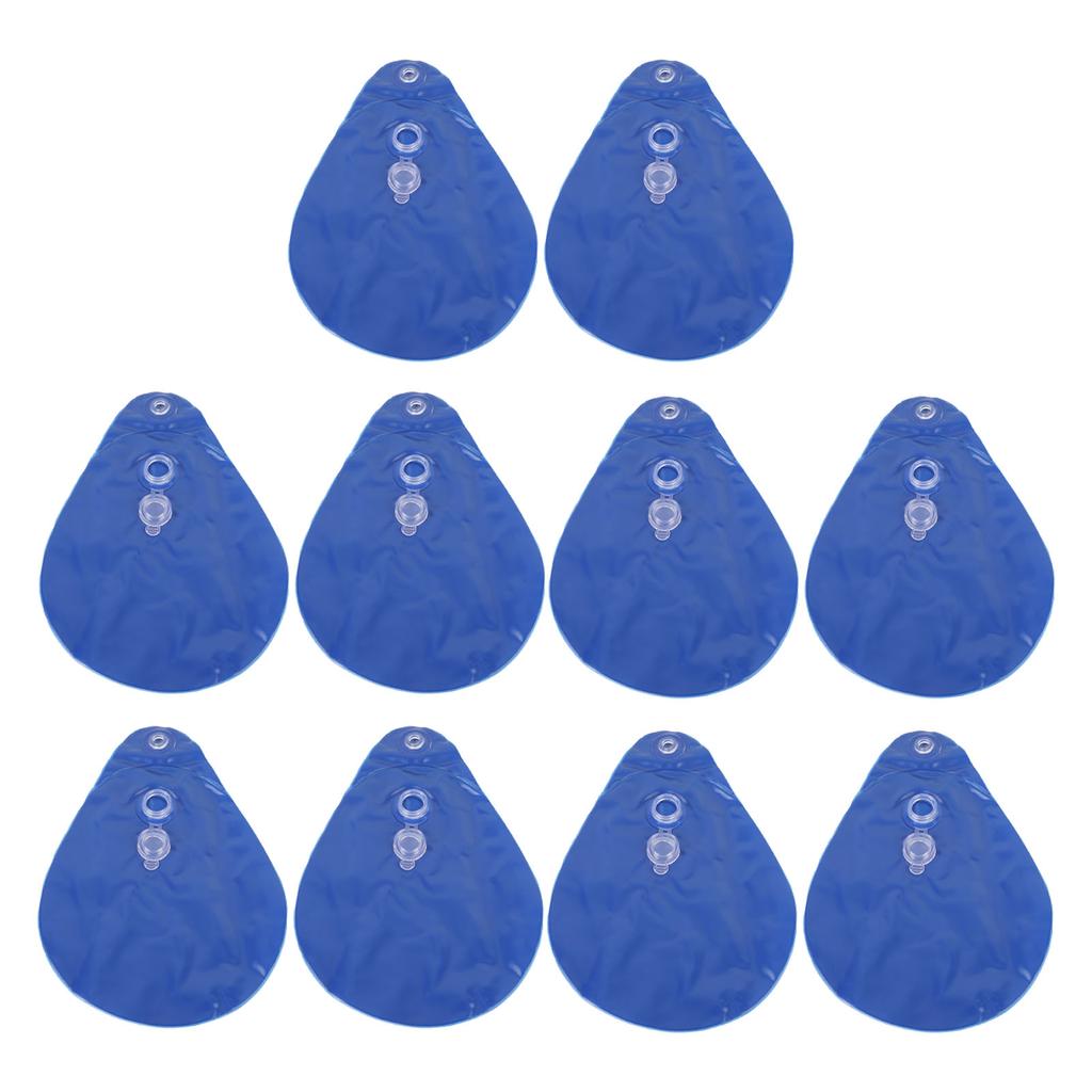 10PCS Pool Cover Weights PVC Winter Pool Tarp Hanging Water Bag for Above Ground Swimming Pool