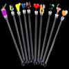 10Pcs Mixed Stirring Ladle Bar Puddler Muddler Sticks Stirrer Swizzle Cocktail Picks