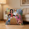 Cartoon B-Bobs Burgers Pillow Case Pattern Printed Pillowcase For Living Room Sofa Cushion Cover