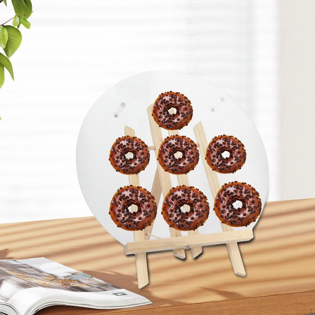 Acrylic Donut Holder Board, Display Stand for Gatherings