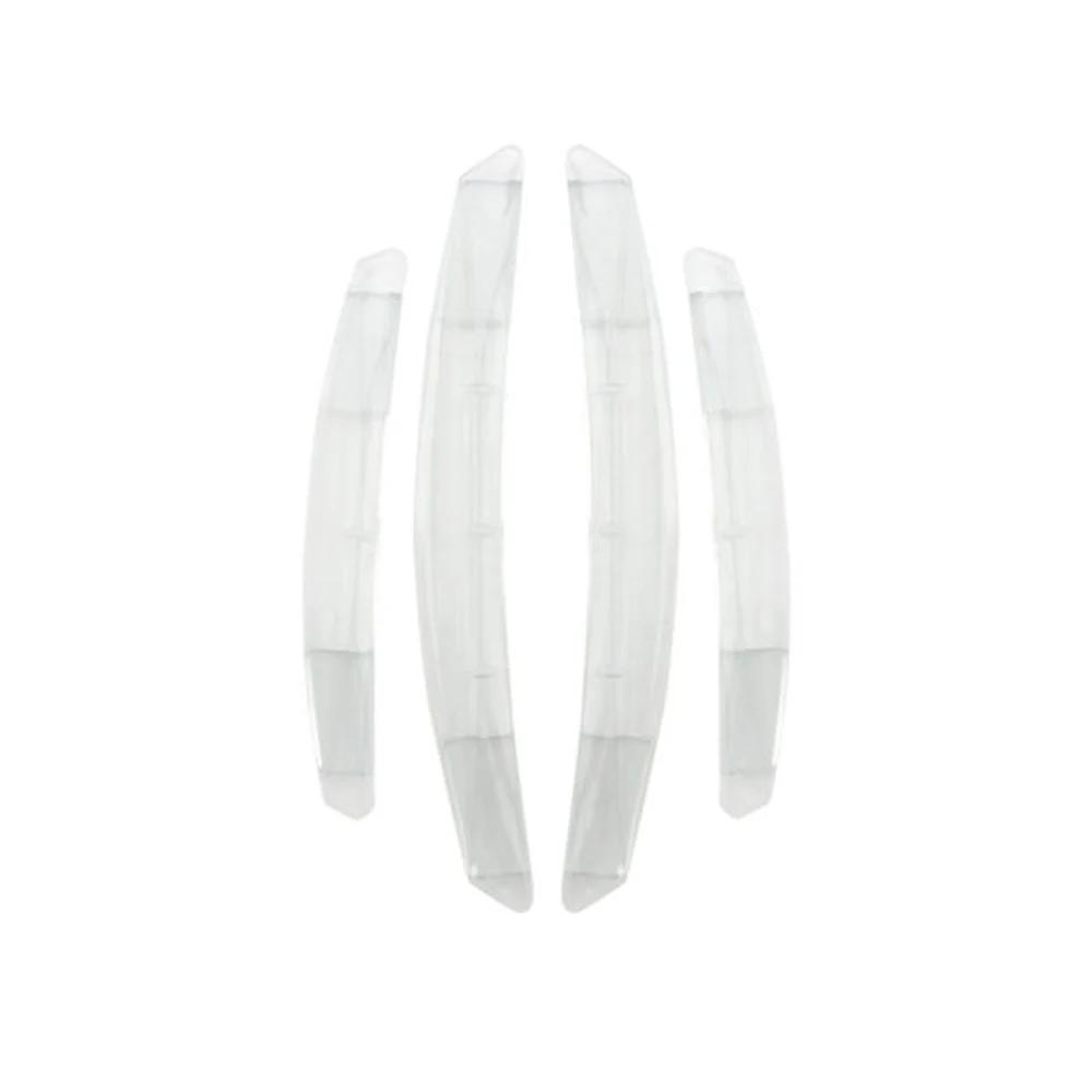 4 шт. универсальная полоса для защиты кромки двери автомобиля от столкновений, защитная полоса от царапин, защитные наклейки для автомобиля, внешние аксессуары для автомобиля