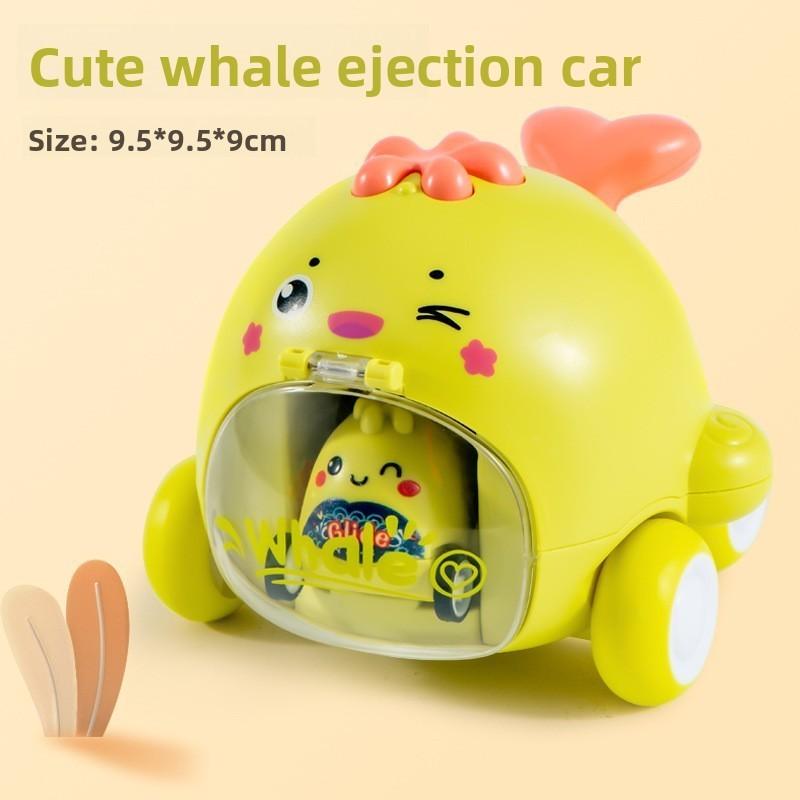 Animal Inertia Toy Car With Launching Function For Kids Play And Development