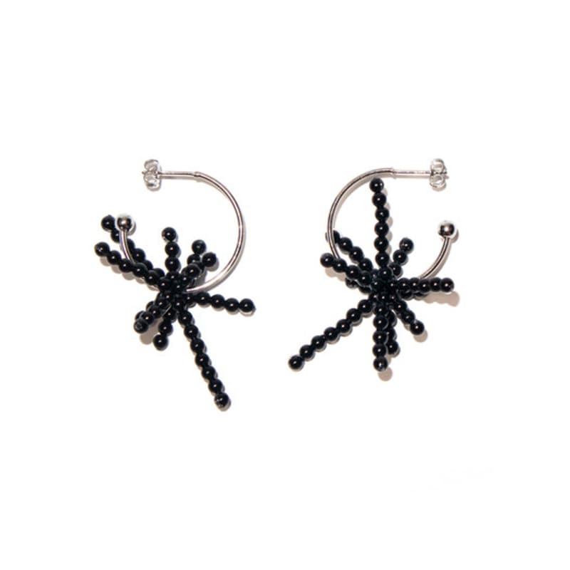 PAULINE LOUISE Signature motif Earrings (mini)_Silver Signature motif earrings (mini)_Silver