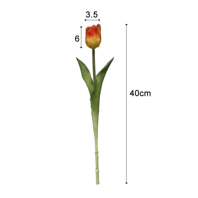 C367 Single Head Touch Tulip Flower Artificial Silk Flower Real Touch Home Christmas Decoration Flower bunch Ornament Bouquets