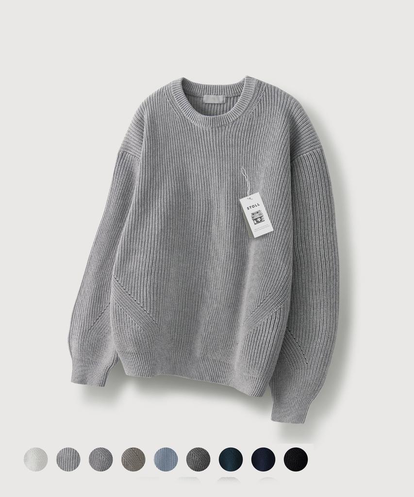 MOOD INSIDE Cotton Herasi Round Knit_9 Colors (Type A)