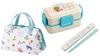 Skater Peter Rabbit Antibacterial Dishwasher Safe Soft Lunch Box with 600ml Chopsticks and Chopstick Case Insulated Lunch Clasp Rabbit Soft and Tight