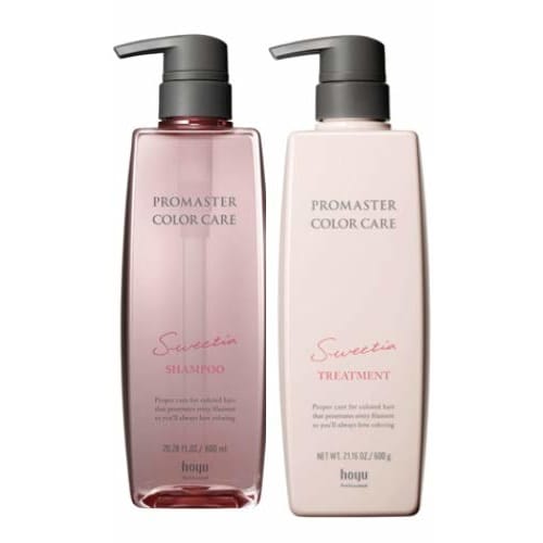 Hoyu Pro Master Color Care Sweetia Shampoo 600ml Treatment 600g Set