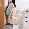 Large Capacity Oxford Cloth Backpack for Women Lightweight and Versatile New Commuting Backpack Korean Version Solid Color Travel Backpack