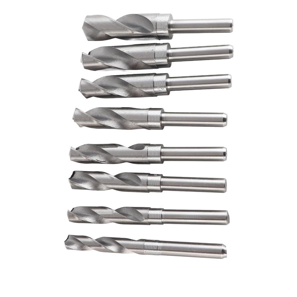 8pcs Round Shank Twist Drill Bit Set 150 mm Length Industrial Drill Bits Carpenter Use