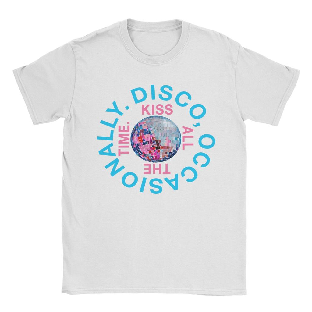 Unisex Unisex Kiss All The Time Disco T Shirts Harrys Music Styles 100 Cotton Clothes Vintage Short Sleeve Tees Gift Idea TShirts