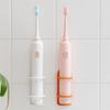 2Pcs Wall Mounted Toothbrush Storage Rack Punch-Free Toothbrush Stand Razor Shelf  For Home