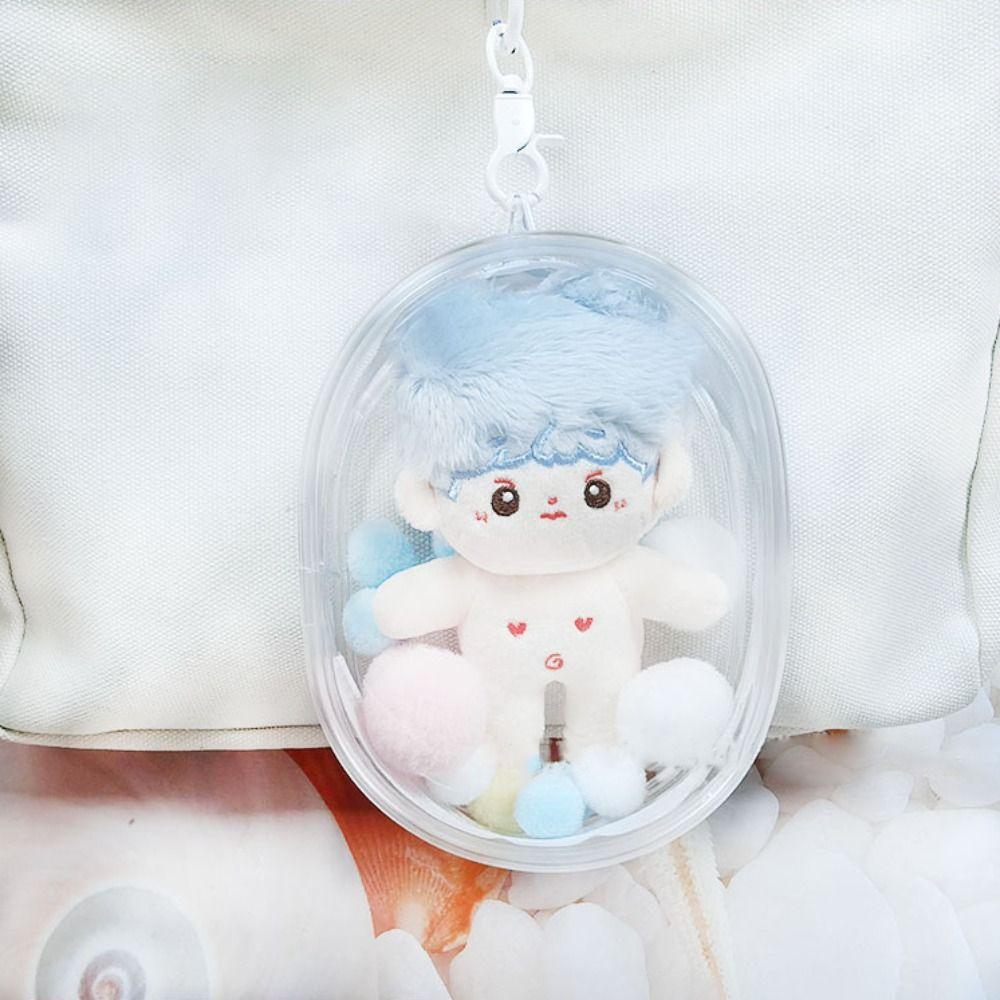 Transparent Doll Display Box Multicolor Storage Case Toy Clear Outdoor Bag