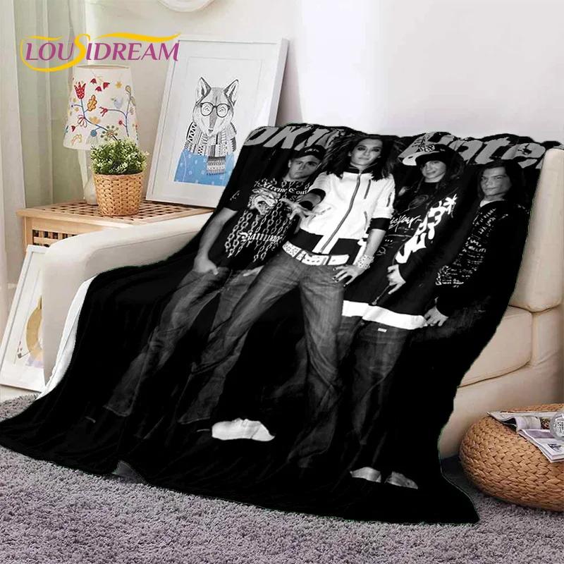 Rock Band Tokio Hotel Билл Каулитц Мягкое фланелевое одеяло для кровати, спальни, дивана, пикника, Плед для укрытия, активного отдыха на природе, подарок