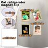 Kitchen Home Cat Refrigerator Sticker Refrigerator Photo Album Clip