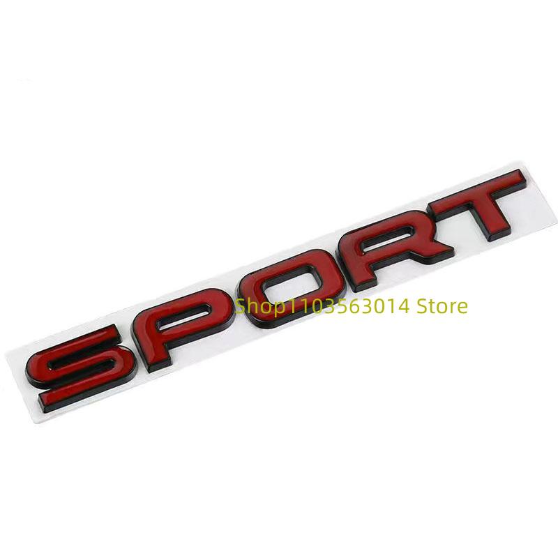 ABBB1 3D ABS Letters SPORT Si4 SDV6 SDV8 Emblem Car Trunk Badge Stickers For Autobiography SPORT