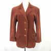 Corduroy Tailored Jacket [46/Women XL/Brown](USED)