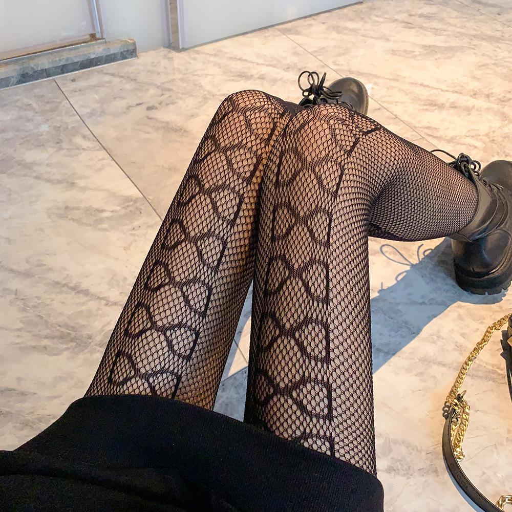 Детские сетчатые колготки с полосками - танцевальные носки весна/лето