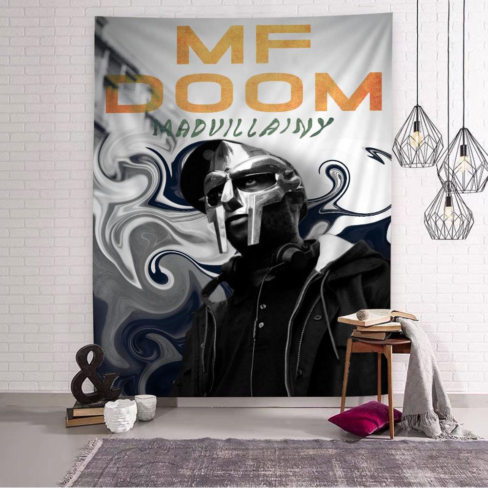 MF DOOM Сделай сам Настенный гобелен Подвесной Таро Хиппи Настенные ковры Общежитие Домашний декор
