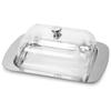 Stainless Steel Butter Dish with Lid Fruit Salad Biscuit Serving Tray Butter Storage Containers Cheese Plate Kitchen Dinnerware