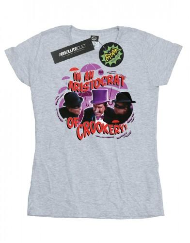 DC Comics Womens/Ladies Batman TV Series The Penguin Aristocrat Cotton T-Shirt