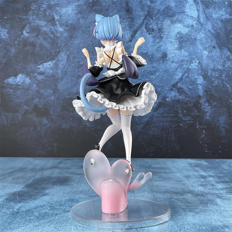 Ре:Ноль - Rem Cat Ears горничная фигурка украшение в коробке