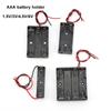 1X 2X 3X 4X AAA 1.5v 3v 4.5v 6v Battery Holder Storage Box Batteries 1 2 3 4 Slot AAA Power Bank Cases Container 2pin Wire Lead