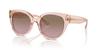 Coach HC8393U CR612 Солнцезащитные очки ПРОЗРАЧНЫЙ ПЫЛЬНО-РОЗОВЫЙ 53 Женские