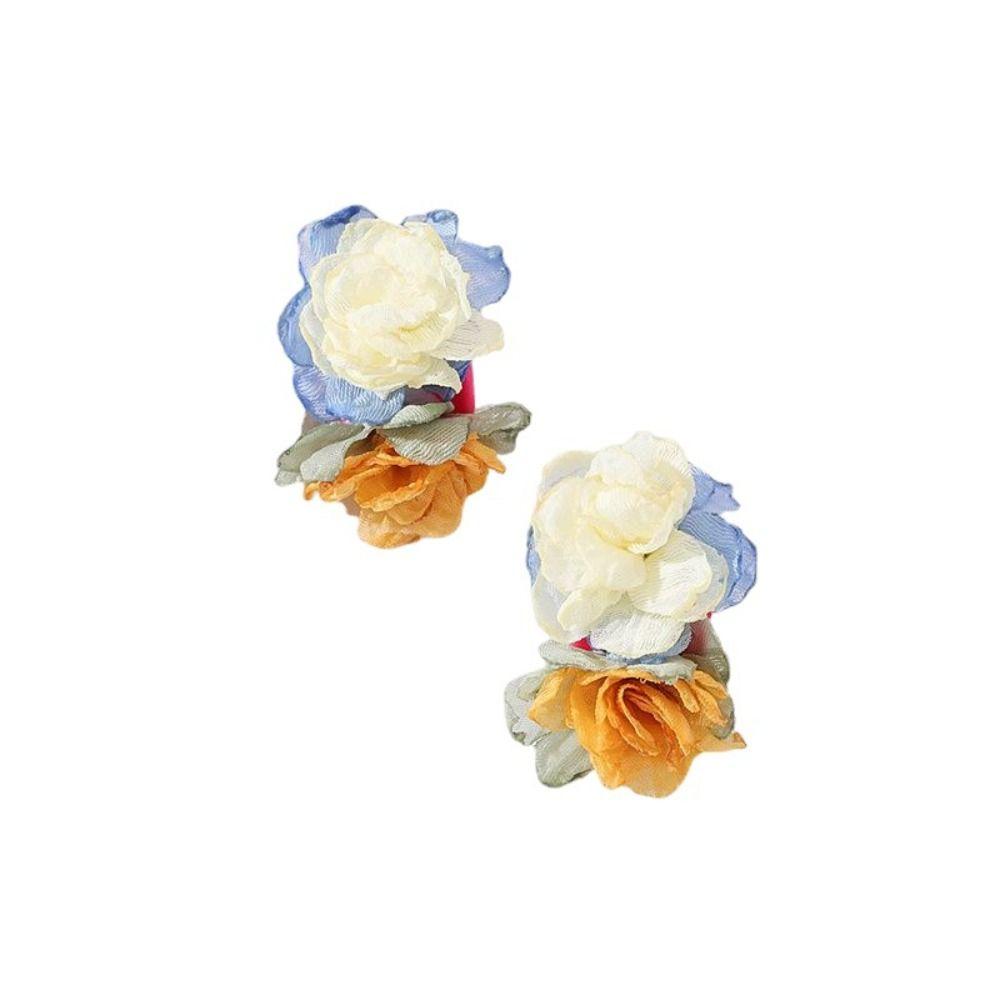 Flower Beach Bohemian Flower Drop Earrings Fresh Earrings Women Earrings Korean Style Jewelry