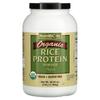 Raw Organic Rice Protein, Plain, 3 Lbs (1.36 Kg)
