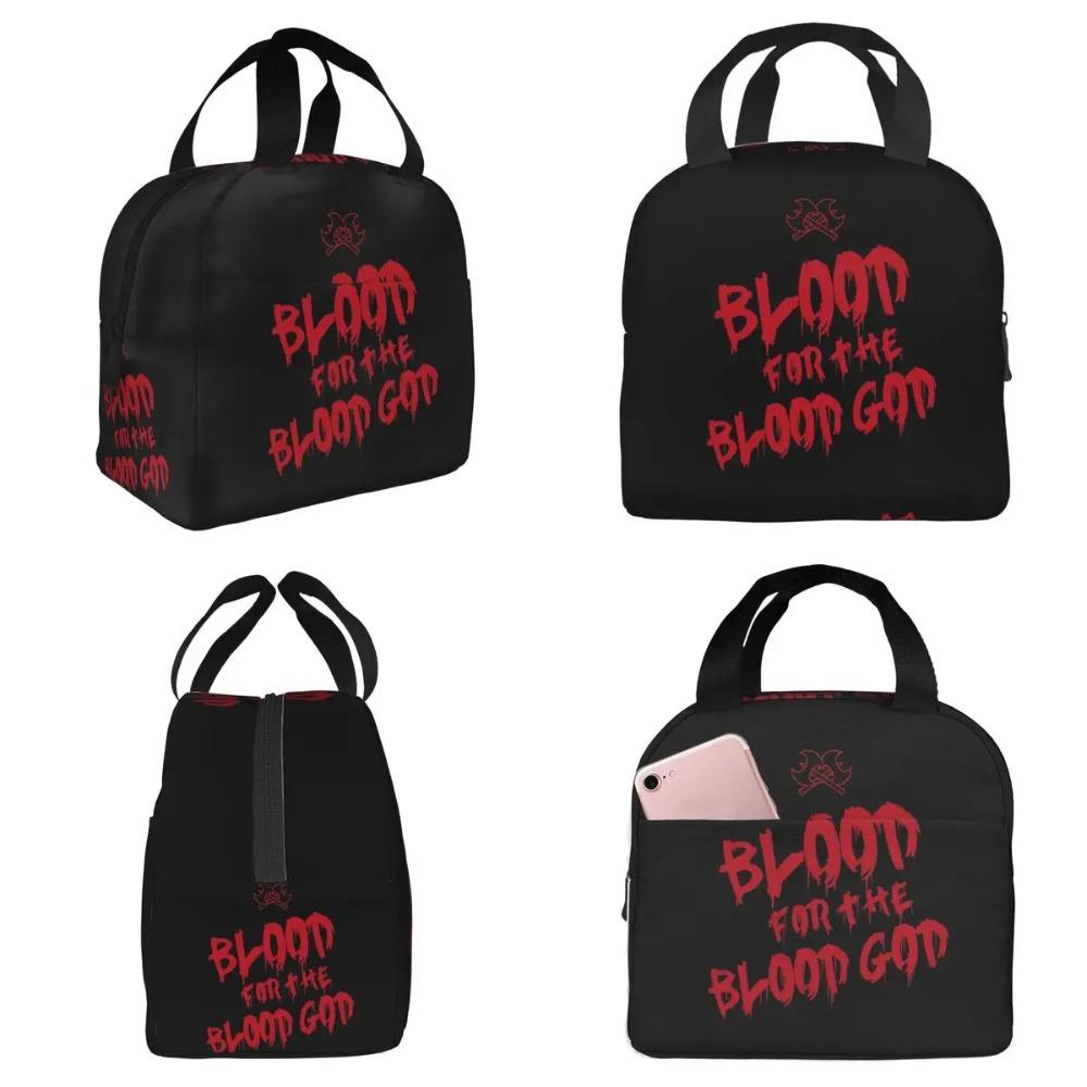 Blood For The Blood God Fantasy Version Insulated Lunch Bag for Kids School Cooler Thermal Food Box Tote Portable Lunch Boxes