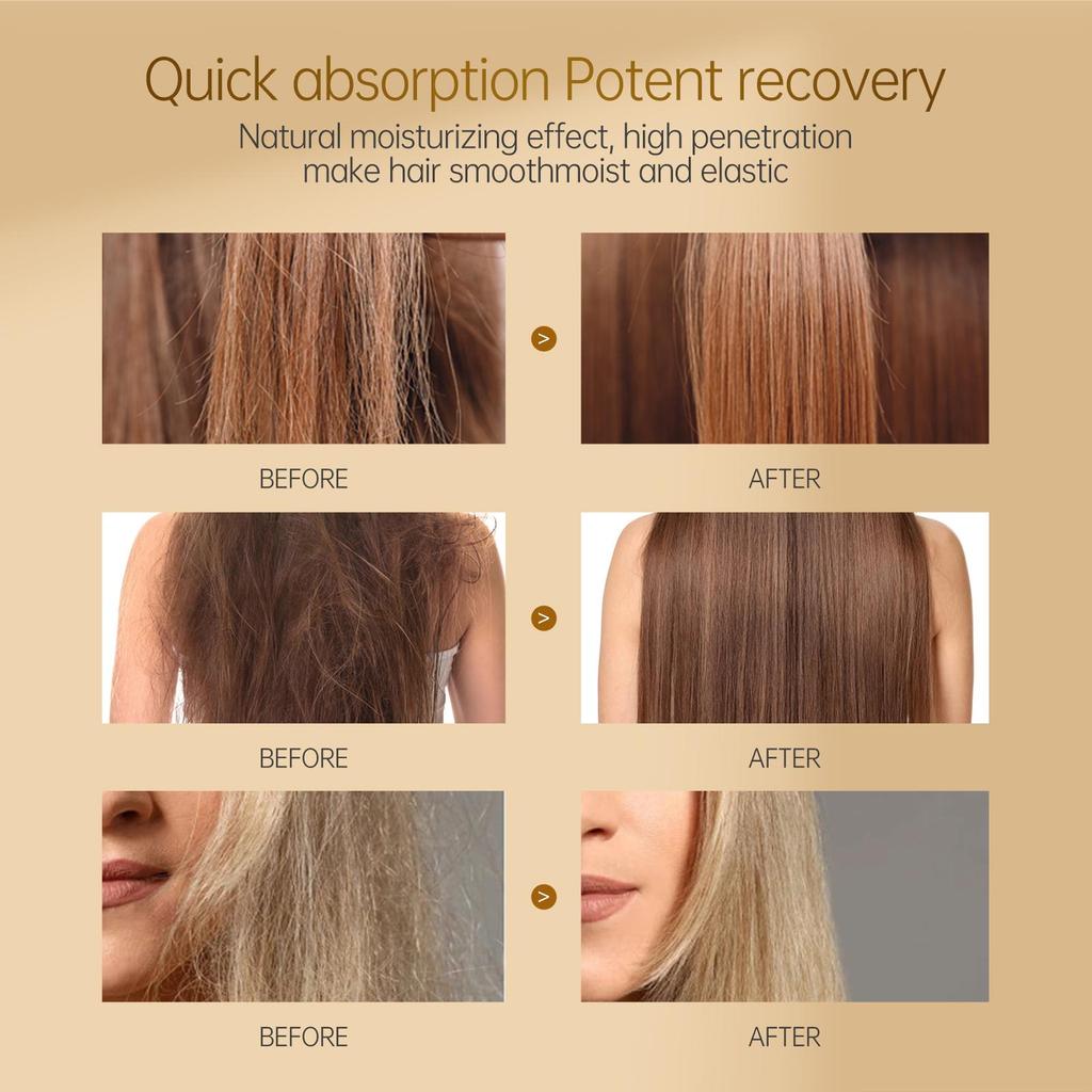 PURC Keratin Hair Mask To Care for Dry Hair and Repair Damage