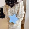 Cute Candy Color Star Shape Women's Mini Crossbody Shoulder Bag Summer Girls Chain Funny Purse Children Jelly Clutch Handbag CLE