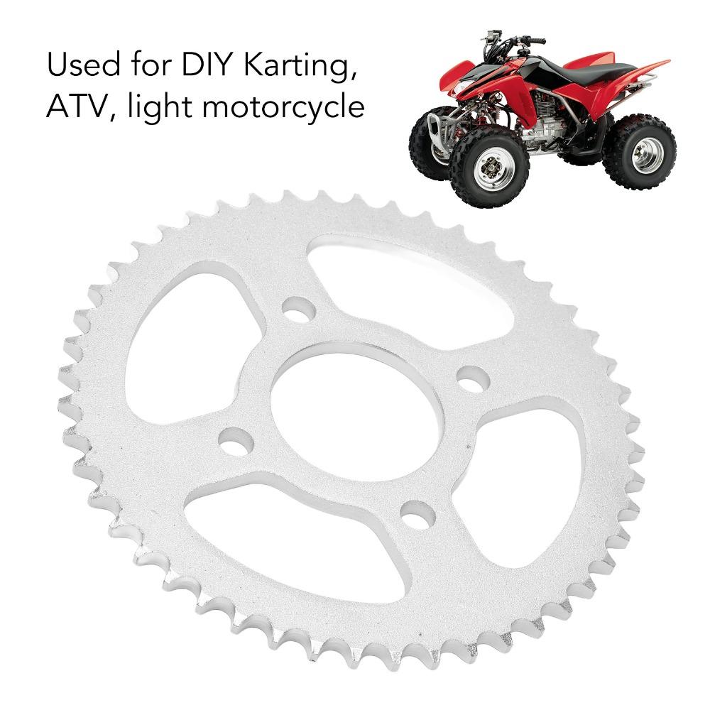 Steel Rear Chain Sprocket 428 48T Sprocket Cog Durable Motorcycle Sprocket ATV Karting DIY