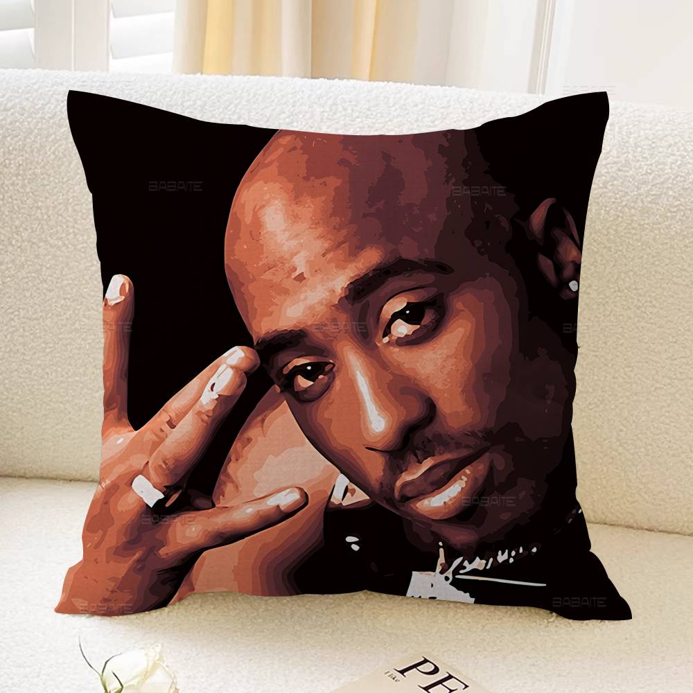 Рэпер 2Pac Тупак Амару Шакур Наволочка Декоративная Подушка Диван Домашний Декор Чехол Наволочки